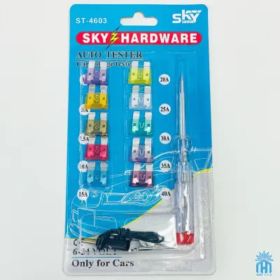 کیت تستر لامپ و فیوز خودرو