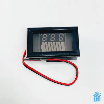 ولت متر پنلی همراه با نمایش باتری