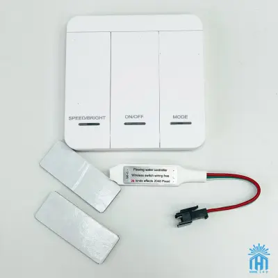 ریموت کنترلر و کلید سه پل بیسیم ریسه آدرسپذیر