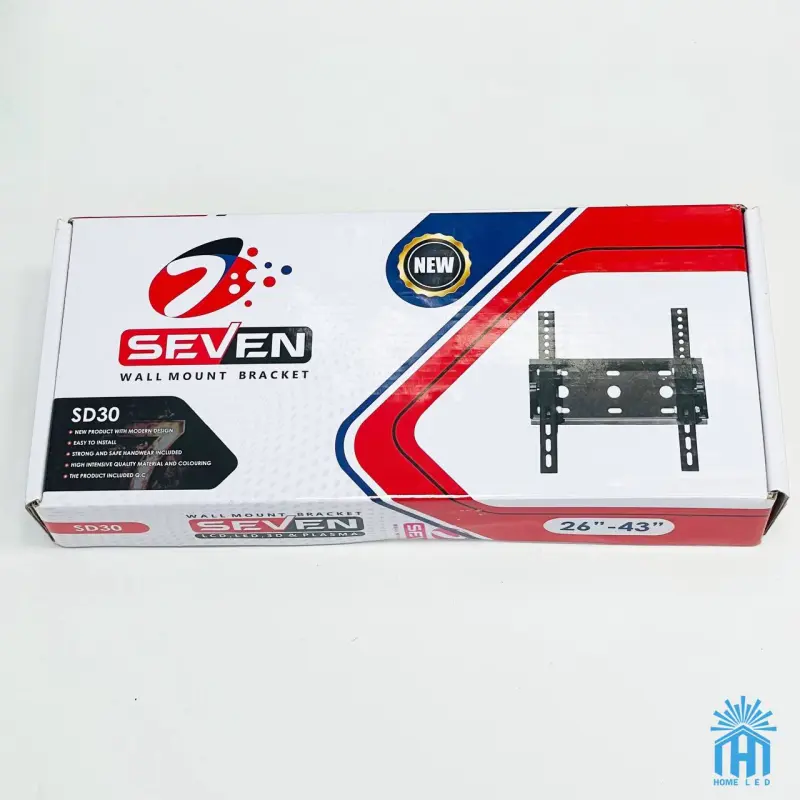 پایه (براکت) دیواری تلویزیون متحرک ۲۶-۴۳ اینچ